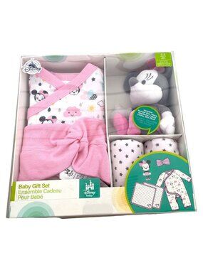 Disney Store Disney Baby Minnie Mouse Pink Girl Baby Gift Set 0-3M